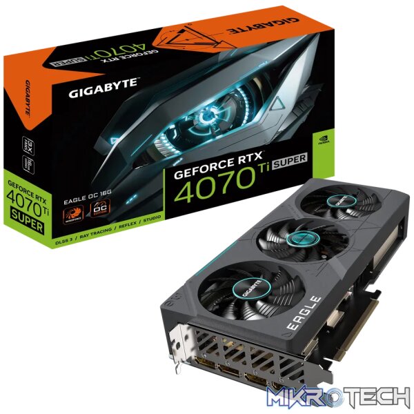 GIGABYTE EAGLE GeForce RTX 4070 Ti SUPER OC 16G GIGABYTE EAGLE GeForce RTX 4070 Ti SUPER OC 16G