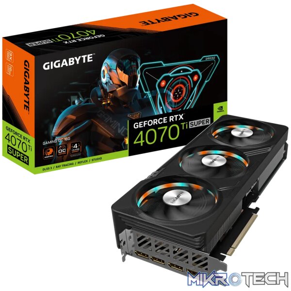 GIGABYTE GAMING GeForce RTX 4070 Ti SUPER OC 16G GIGABYTE GAMING GeForce RTX 4070 Ti SUPER OC 16G