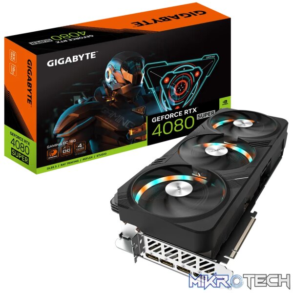 GIGABYTE GAMING GeForce RTX 4080 SUPER OC 16G GIGABYTE GAMING GeForce RTX 4080 SUPER OC 16G