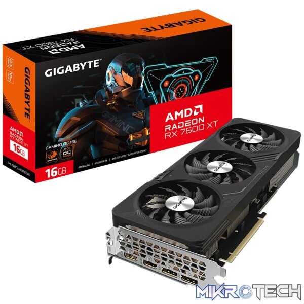 GIGABYTE GAMING Radeon RX 7600 XT OC, Radeon RX 7600 XT, 16 GB, GDDR6, 128 bit, 7680 x 4320 pixels, PCI Express 4.0 - Image 8