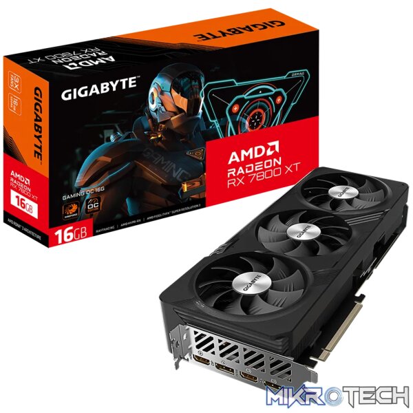 Gigabyte Radeon RX 7800 XT Gaming OC 16G 16GB GDDR6 Graphics Card GV-R78XTGAMING OC-16GD - Image 8