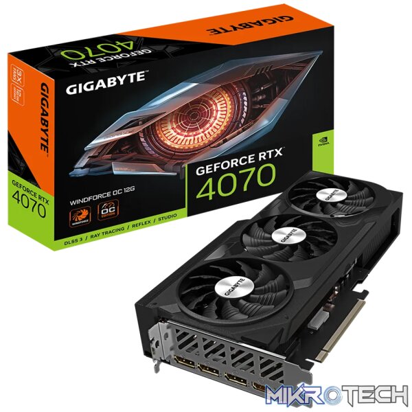 GIGABYTE GV-N4070WF3OC-12GD GIGABYTE GV-N4070WF3OC-12GD
