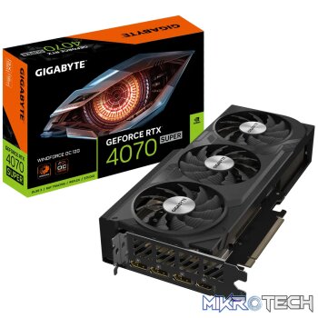 GIGABYTE GeForce RTX 4070 SUPER WINDFORCE OC 12G