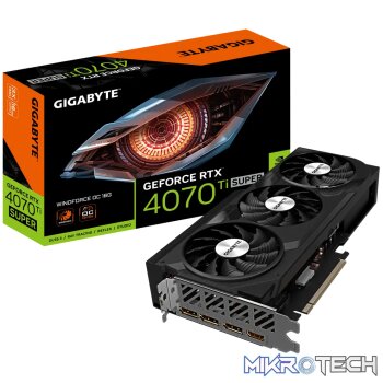 GIGABYTE GeForce RTX 4070 Ti SUPER WINDFORCE OC 16G