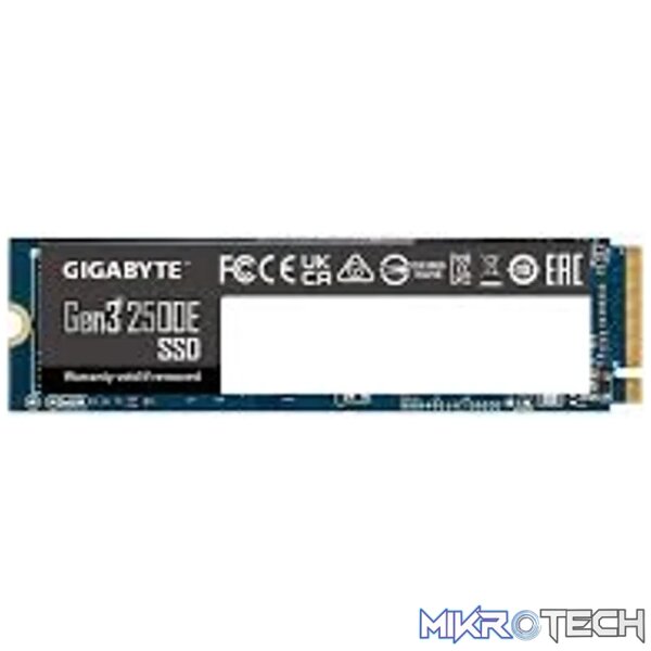 GIGABYTE Gen3 2500E SSD 500GB GIGABYTE Gen3 2500E SSD 500GB