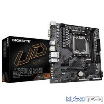 GIGABYTE Motherboard AMD A620 Chipset for AMD AM5; 2x Dual DDR5; 1x M2; 1x HDMI; DP; VGA