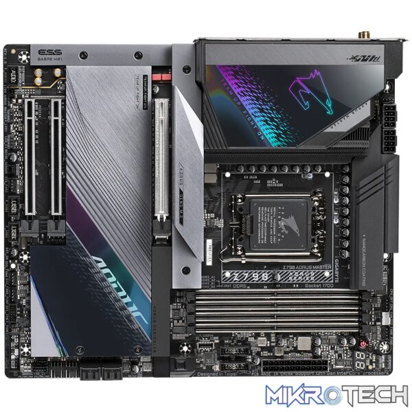 GIGABYTE Motherboard Aorus Master Intel® Z790 Chipset for LGA 1700; 4x DDR5; 5x M2 (4x G4) ; WiFi+BT; DP; ATX. - Image 2