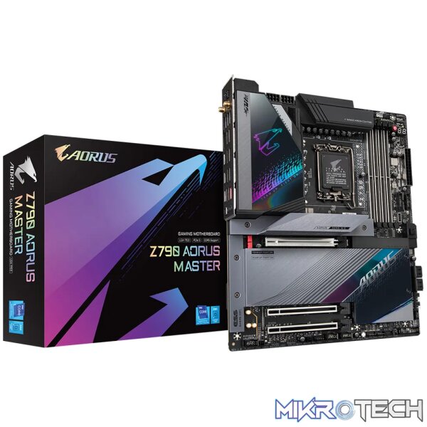 GIGABYTE Motherboard Aorus Master Intel® Z790 Chipset for LGA 1700; 4x DDR5; 5x M2 (4x G4) ; WiFi+BT; DP; ATX. - Image 6