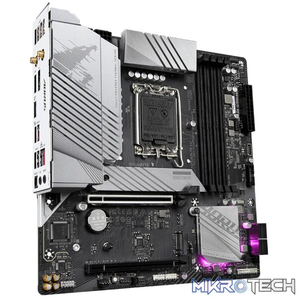Gigabyte B760M Aorus Elite AX Intel LGA 1700 mATX Motherboard GA-B760M-AORUS ELITE-AX - Image 4