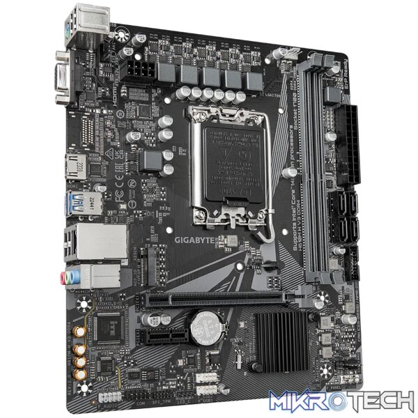 Gigabyte H610M H V3 Intel LGA 1700 DDR4 mATX Motherboard GA-H610M-H-V3-DDR4 - Image 3