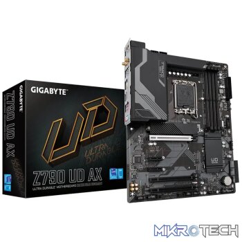 GIGABYTE Motherboard Intel® Z790 Chipset for LGA 1700; 4x DDR5; 3x M2 G4; HDMI/DP; ATX - Wi-Fi 6E 802.11ax