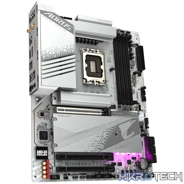 Gigabyte Z790 Aorus Elite AX ICE Intel LGA 1700 ATX Motherboard GA-Z790-AORUS-ELITE-AX-ICE - Image 4