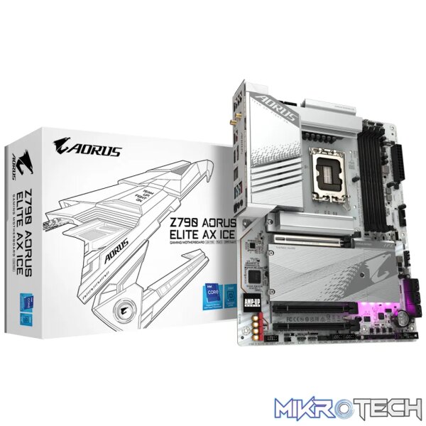GIGABYTE Motherboard Intel® Z790 Chipset for LGA 1700; 4x DDR5; 4x M2 G4; HDMI/DP; ATX. GIGABYTE Motherboard Intel® Z790 Chipset for LGA 1700; 4x DDR5; 4x M2 G4; HDMI/DP; ATX.