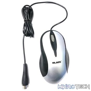Geeko Black/Silver PS2 Optical Mouse