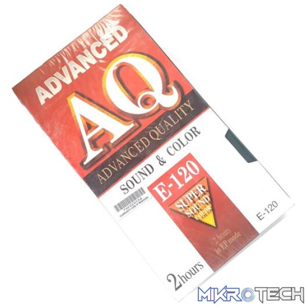 Geeko E-120AQ Blank 2 Hour VHS Format Video Cassette Geeko E-120AQ Blank 2 Hour VHS Format Video Cassette
