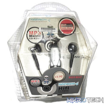 Geeko In Ear Wired Earphones With Volume Control
