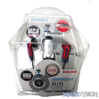 Geeko In Ear Wired Earphones With Volume Control