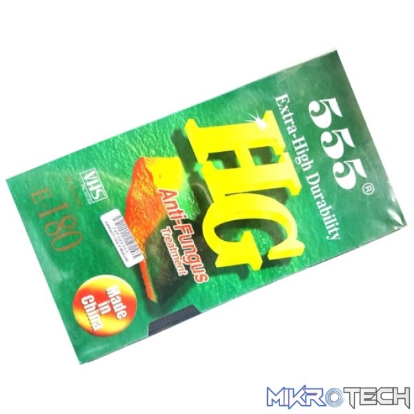 Geeko NV-E180HG Blank 3 Hour High Grade VHS Format Video Cassette Geeko NV-E180HG Blank 3 Hour High Grade VHS Format Video Cassette