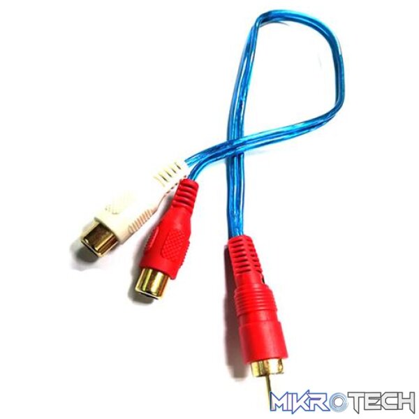 Geeko RCA Y Splitter Audio/Video Cable Geeko RCA Y Splitter Audio/Video Cable