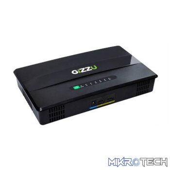 Gizzu 60w 65WH 17600mAh Mini POE DC UPS Black