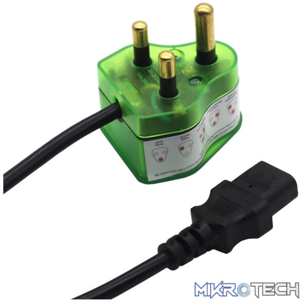 Gizzu Surge Protector 10A Kettle Plug Cable 1.5M - Image 2