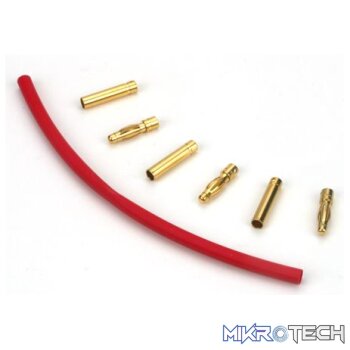 Gold Bullet Connector Set 4mm (3)
