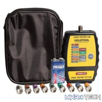 Goldtool Coax Cable Mapper 8 ID Finder with Toner-Handheld testing device