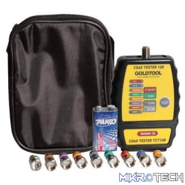 Goldtool Coax Cable Mapper 8 ID Finder with Toner-Handheld testing device Goldtool Coax Cable Mapper 8 ID Finder with Toner-Handheld testing device