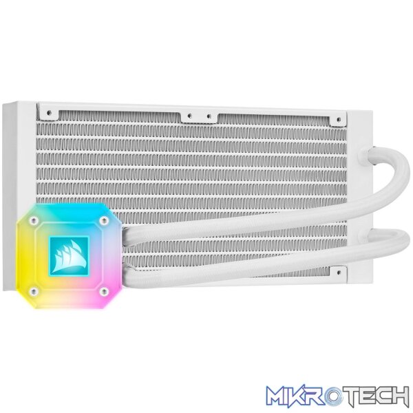 Corsair H100i Elite White capellix 240mm CPU water cooling - Image 3
