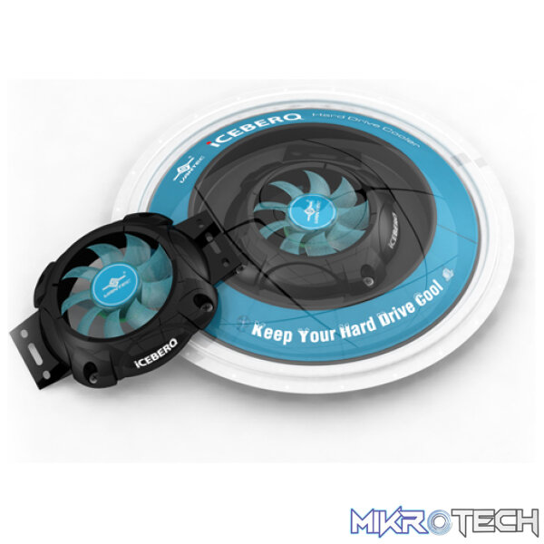 HC-V6015-11 Vantec Iceberq hdc-6015 Black HDD Cooler - Image 1