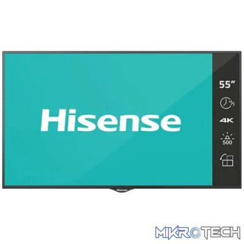 HISENSE 55SOA25PT 55'' Outdoor Signage; FHD 1920 x 1080; 7x24hr; Android 9.0