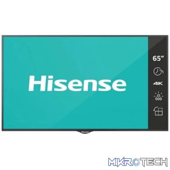 HISENSE 65SOA25PT 65'' Outdoor Signage; UHD 3840 x 2160; 7x24hr; Android 9.0