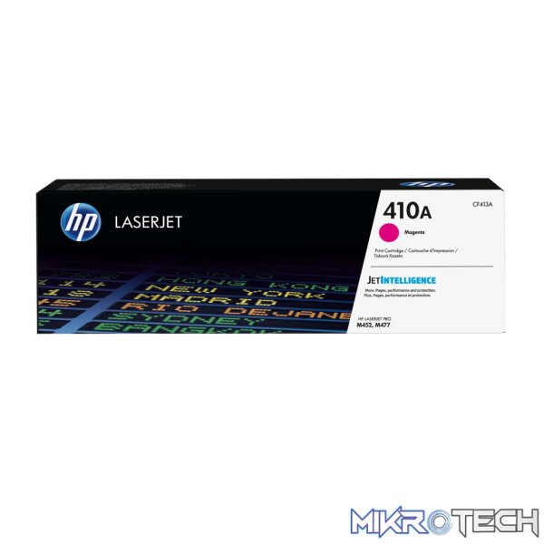 HP 410A Magenta Original LaserJet Toner Cartridge HP 410A Magenta Original LaserJet Toner Cartridge