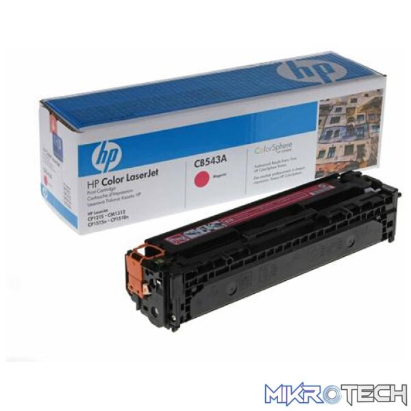 HP Color LaserJet CB543A Magenta Print Cartridge with ColorSphere Toner HP Color LaserJet CB543A Magenta Print Cartridge with ColorSphere Toner