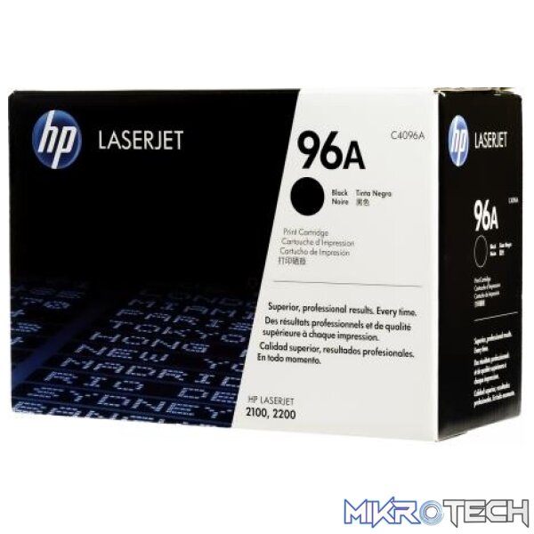 HP Original Replacement for HP 96A C4096A Black LaserJet Toner Cartridge HP Original Replacement for HP 96A C4096A Black LaserJet Toner Cartridge