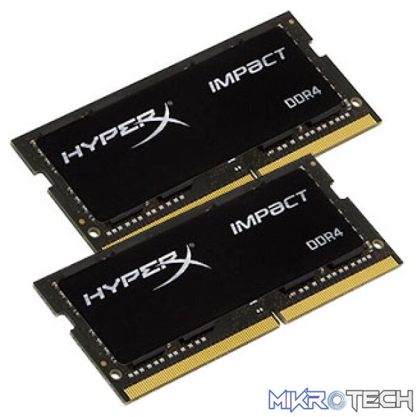 Kingston HyperX Impact Black 64Gb(32Gb x2) DDR4-2666 (pc4-21330) CL16 1.2V Notebook Memory Module - Image 2