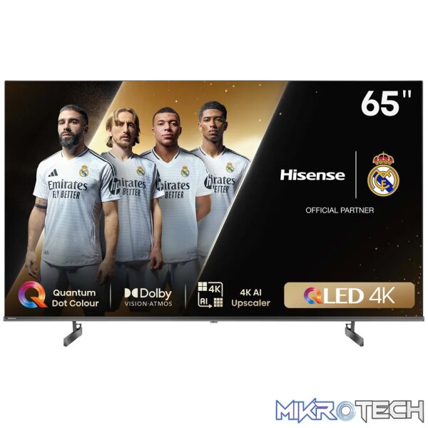 Hisense 65Q6N 65inch 60HZ QLED;4K AI Upscaler;Dolby Vision;120 High Refresh Rate;AI Sports Mode;AI Picture;Smooth Motion . . Hisense 65Q6N 65inch 60HZ QLED;4K AI Upscaler;Dolby Vision;120 High Refresh Rate;AI Sports Mode;AI Picture;Smooth Motion . .