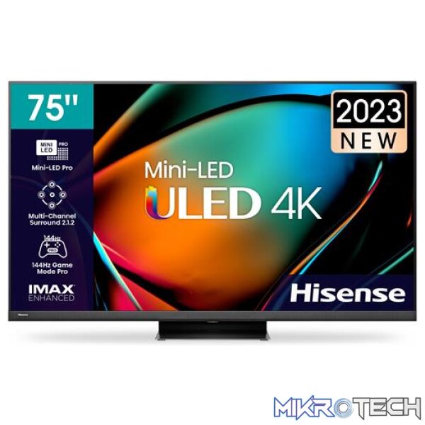 Hisense 75 inch U8K Series Mini-LED UHD Smart TV Hisense 75 inch U8K Series Mini-LED UHD Smart TV