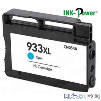 InkPower Generic Replacement for 933XL Cyan Ink Cartridge CN054AA