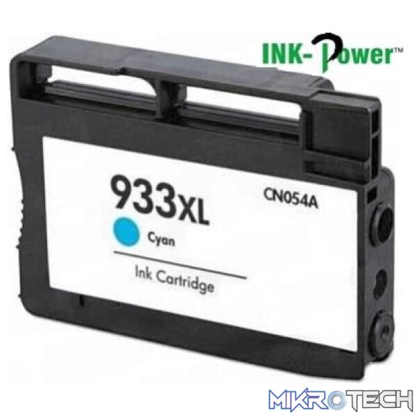 InkPower Generic Replacement for 933XL Cyan Ink Cartridge CN054AA InkPower Generic Replacement for 933XL Cyan Ink Cartridge CN054AA