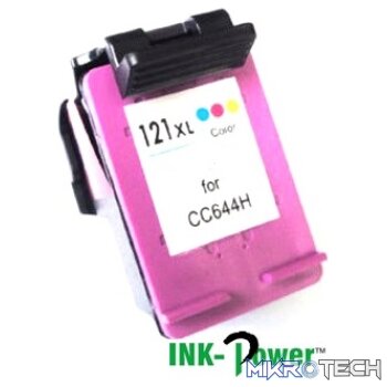 Inkpower Generic Ink Cartridge for HP 121XL – CC644HE for use with Deskjet D1560/D1663 / F2423 /F2480 / F2483 /F2493 / D2563/ D2663/F4473 /F4483 /F4583/ D5563 /C4683/C4783 C4793/ C4795