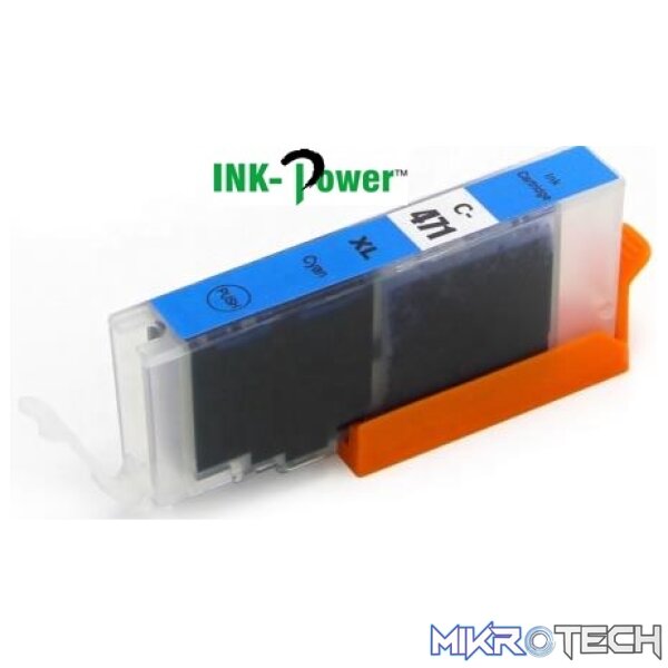 Inkpower-Generic-Replacement-for-Canon-PGI-471XL-Cyan-Ink-Cartridge-1 Inkpower Generic Replacement for Canon PGI 471XL Cyan Ink Cartridge - Image 1