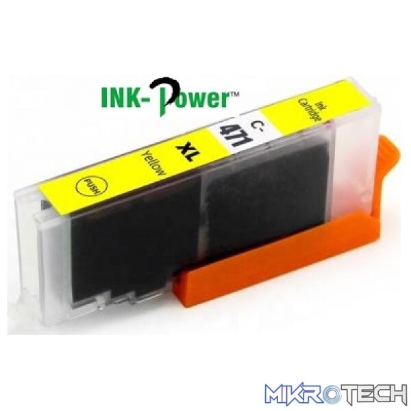 Inkpower-Generic-Replacement-for-Canon-PGI-471XL-Yellow-Ink-Cartridge-1 Inkpower Generic Replacement for Canon PGI 471XL Yellow Ink Cartridge - Image 1