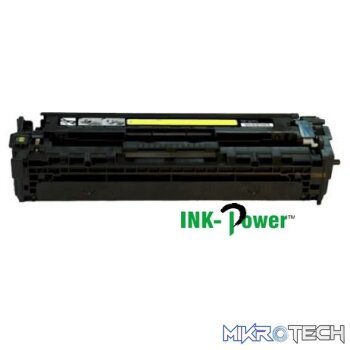 Inkpower Generic Toner for HP125A -CB542A for use with HP CM1312 MFP /CM1312nfi MFP/ CP1210 / CP1215 / CP1217 / CP1510 / CP1515N / Color LaserJet CP1518 NI