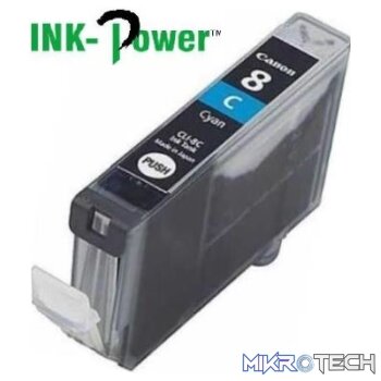 Inkpower Generic for Canon CLI-8 Cyan Dye Ink Cartridge