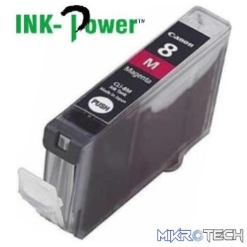 Inkpower Generic for Canon CLI-8 Magenta Dye Ink Cartridge