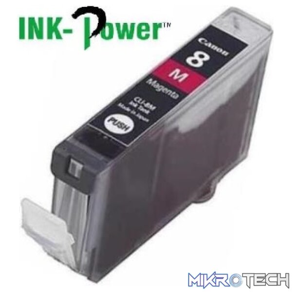 Inkpower Generic for Canon CLI-8 Magenta Dye Ink Cartridge Inkpower Generic for Canon CLI-8 Magenta Dye Ink Cartridge