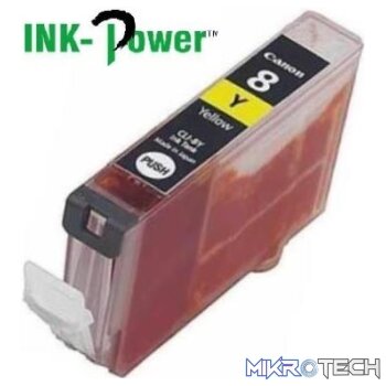 Inkpower Generic for Canon CLI-8 Yellow Dye Ink Cartridge