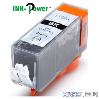 Inkpower Generic for Canon Ink PGI-520BK for use with PIXMA iP3600 iP4700 MP540 MP550 MP560 MP620 MP630 MP640 MP980 Black Inkjet Cartridge