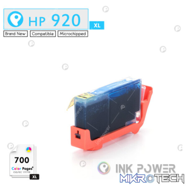 Inkpower Generic for Hp No. 920XL Cyan Inkjet Print Cartridge Inkpower Generic for Hp No. 920XL Cyan Inkjet Print Cartridge